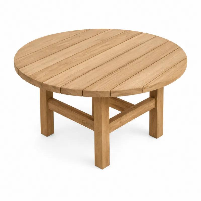 Okrągły stół dębowy 80cm