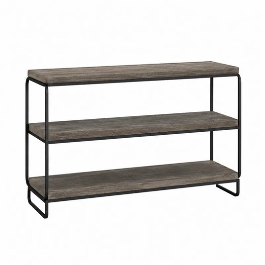 Półka z metalowym stelażem 3 poziomy 120 cm